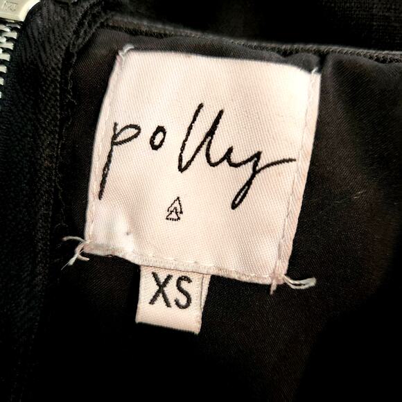 Polly Off Shoulder Mini Dress Black Size XS - Picture 3 of 7